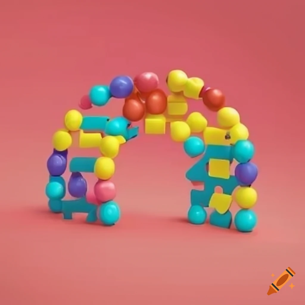 playground with math concept playing