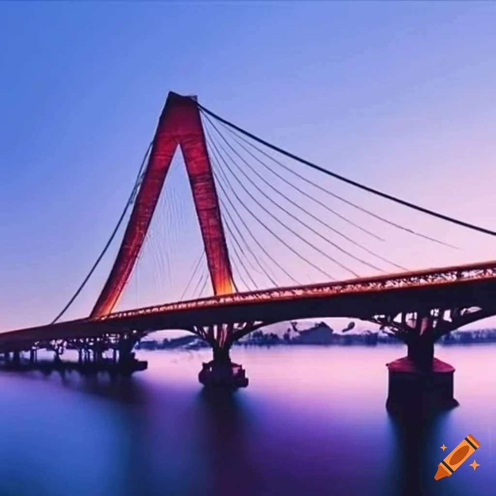 Architecture of tartaria bridges on Craiyon