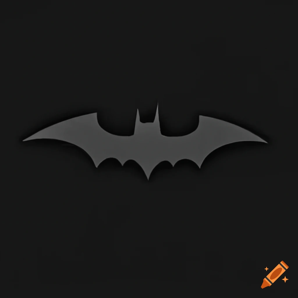 Realistic batman logo on Craiyon