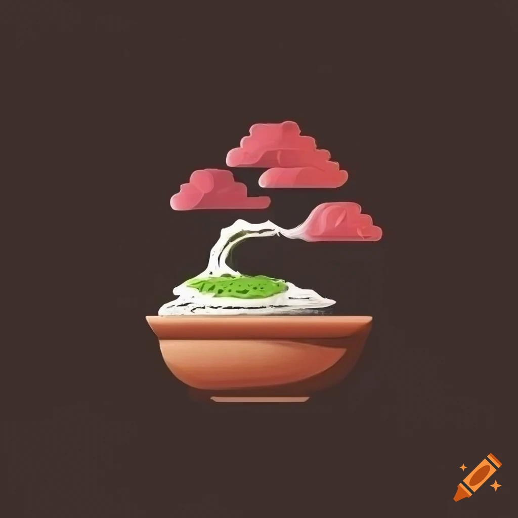 bonsai logo design