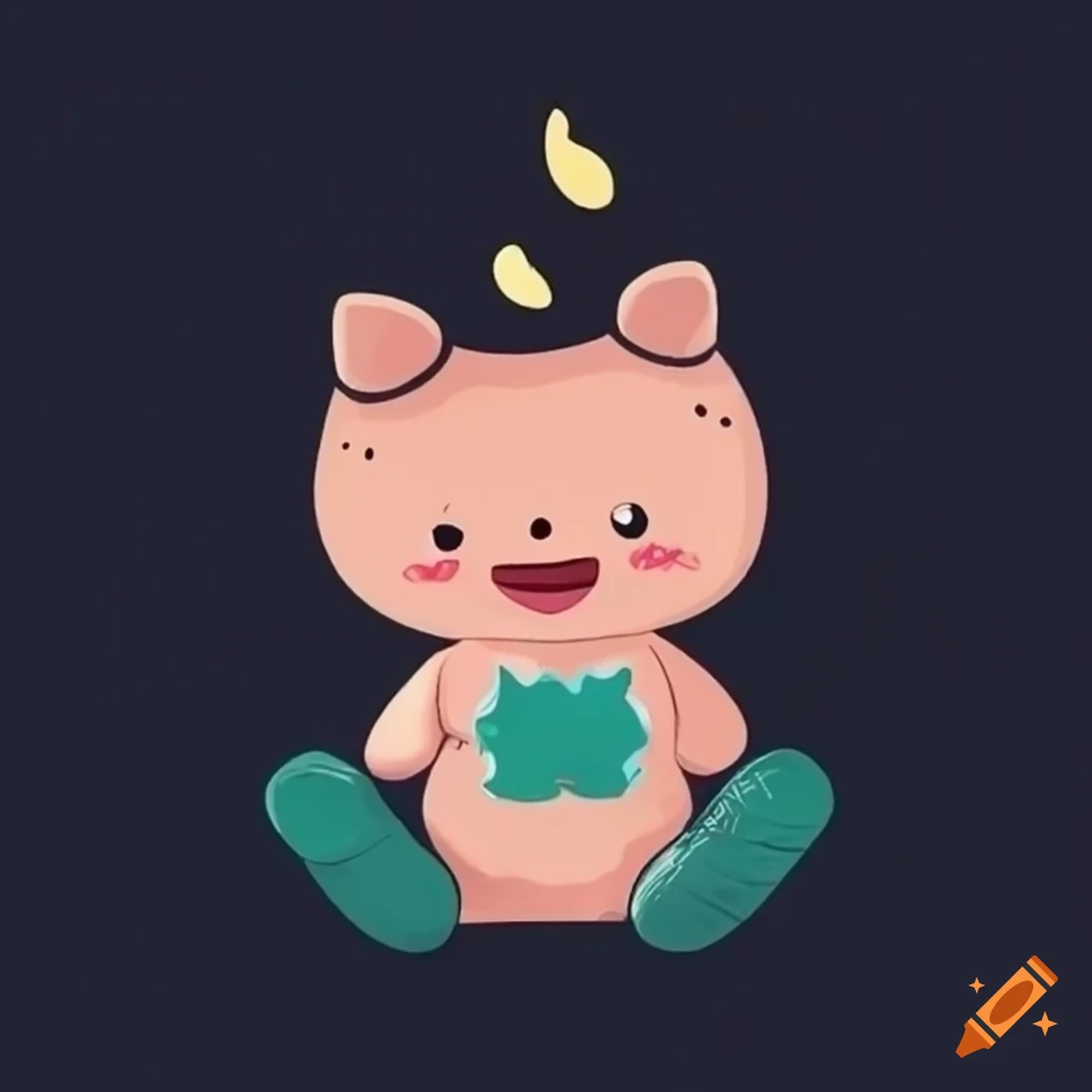 Cute baby tshirt design with a funny quote on Craiyon