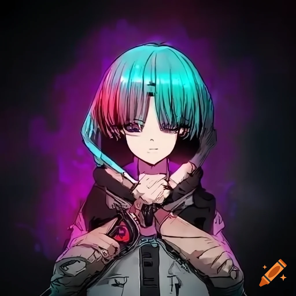 Cyberpunk Cyborg Girl (Anime Art) HD wallpaper | Pxfuel