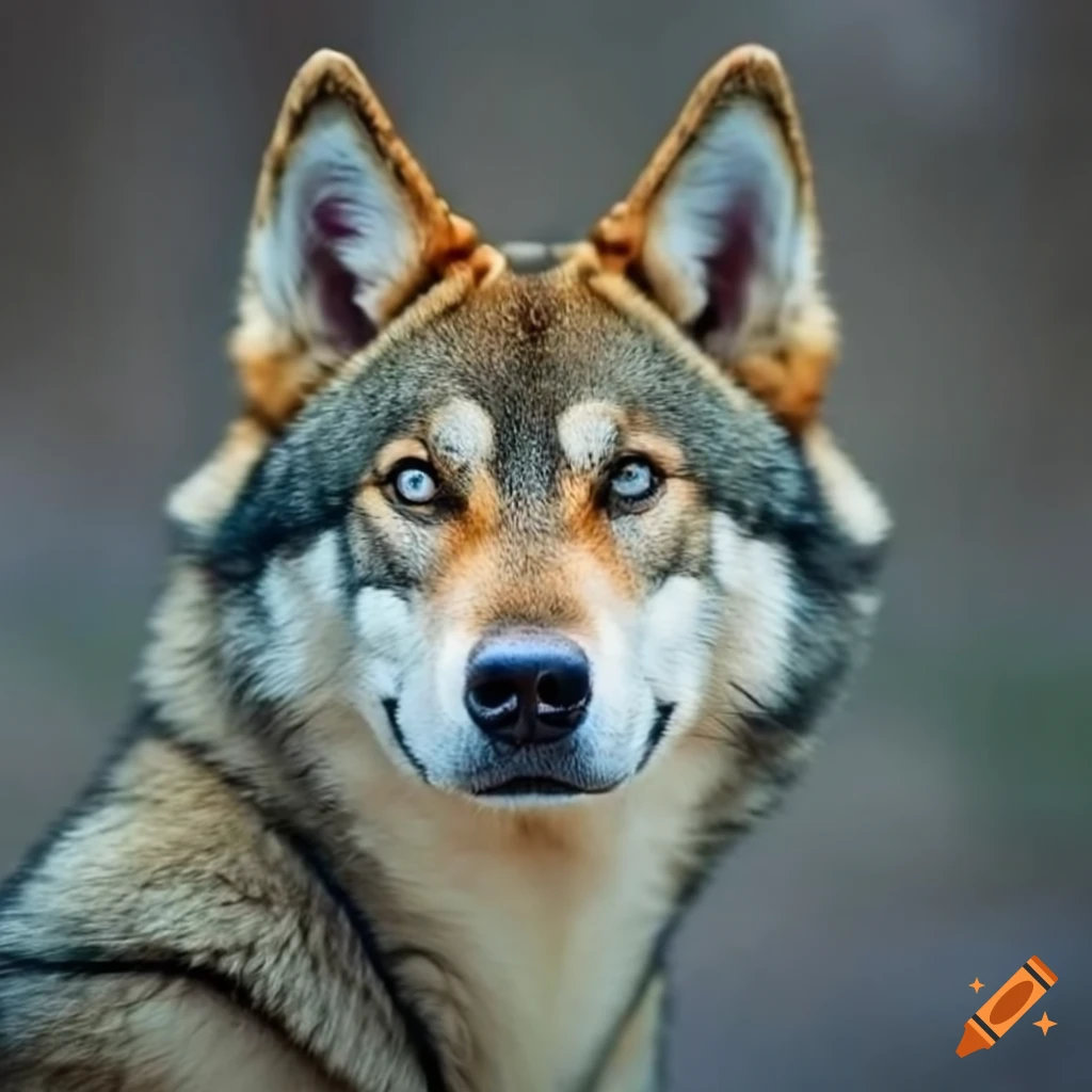 Tamaskan wolf dog
