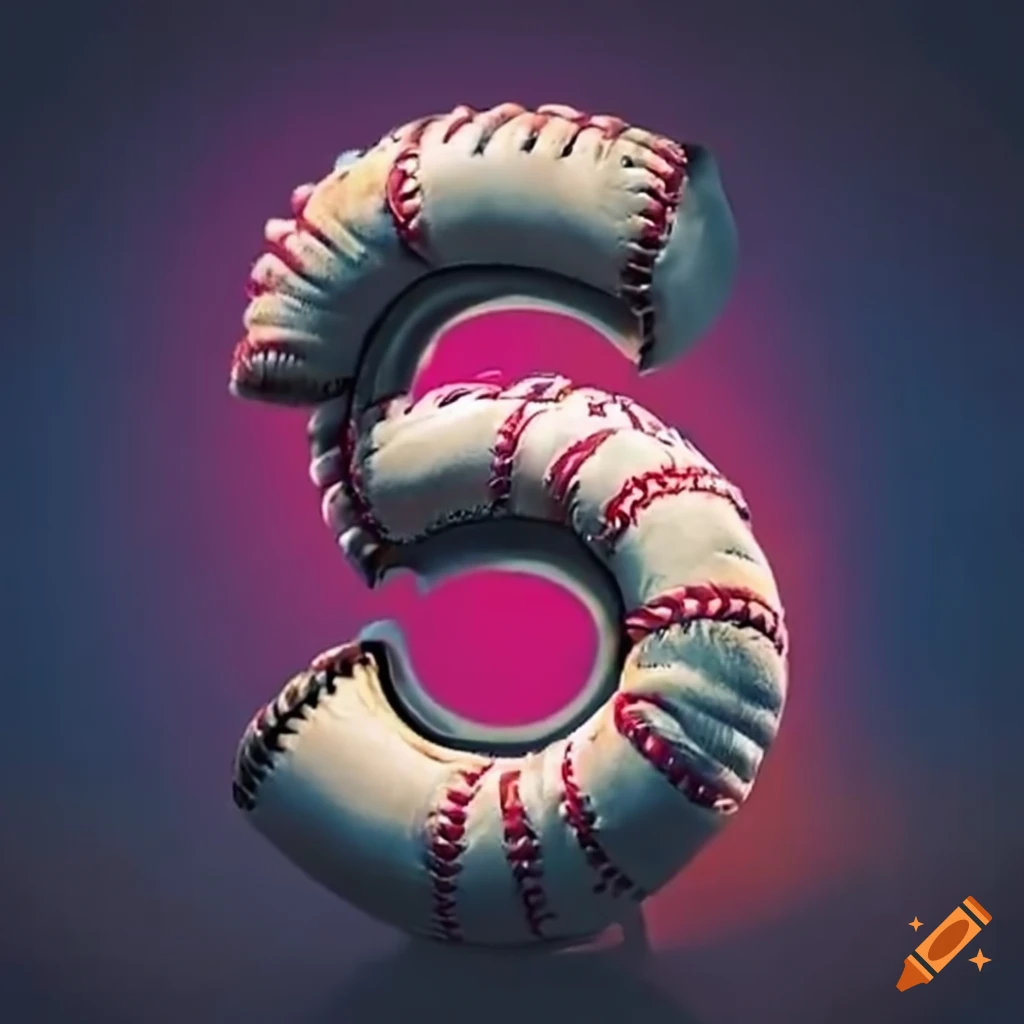 Baseball statistics numbers on Craiyon