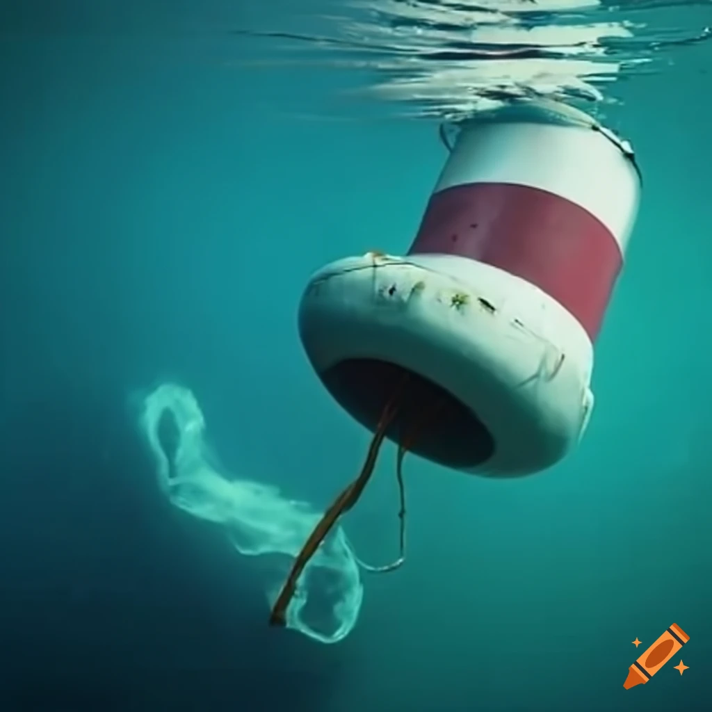 buoy submerged underwater