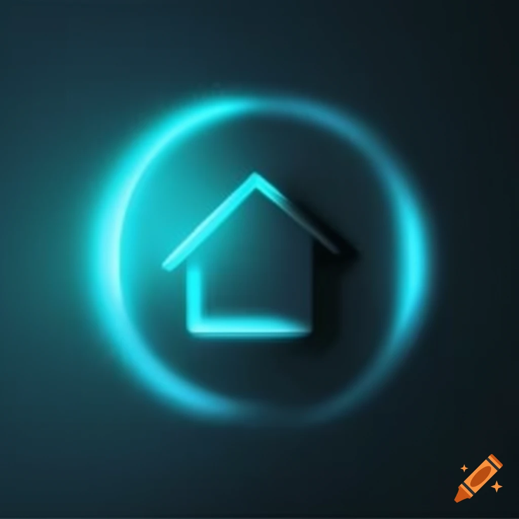 minimalistic logo for smart home automation company
