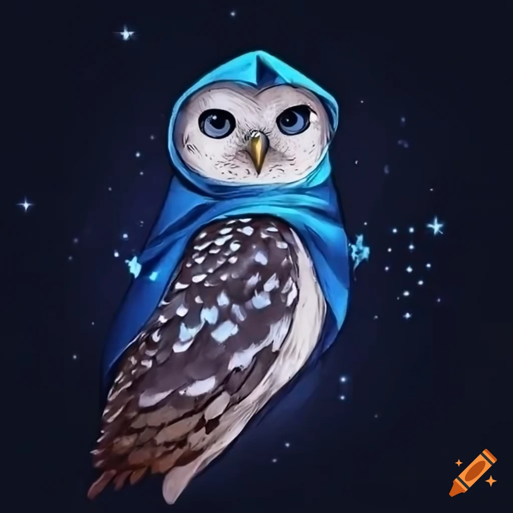 burrowing-owl-with-constellation-markings-and-blue-eyes-on-craiyon