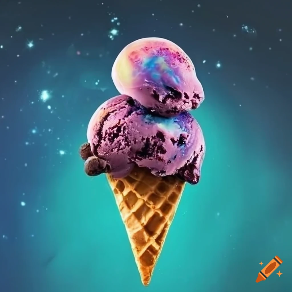 Cosmic-themed ice cream flavors