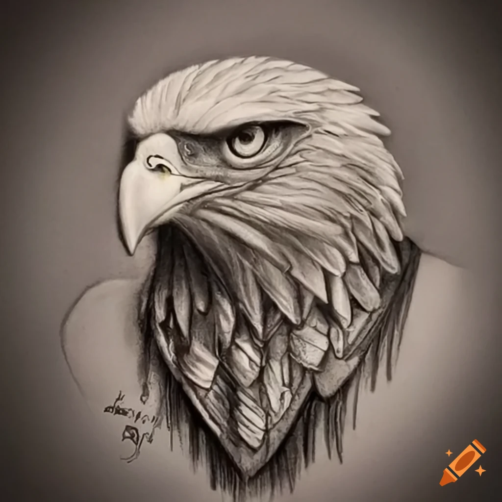eagle inspired by BSA eagle scout medal