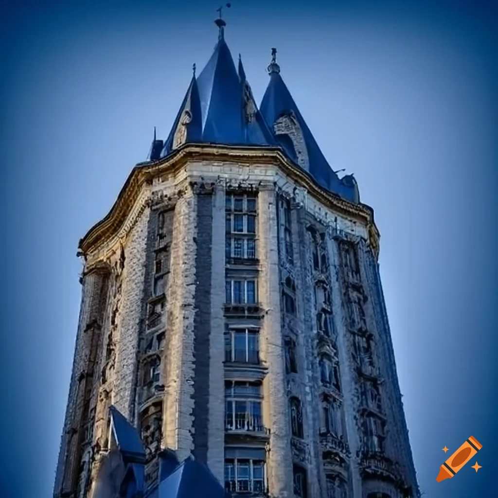french chateau skyscraper
