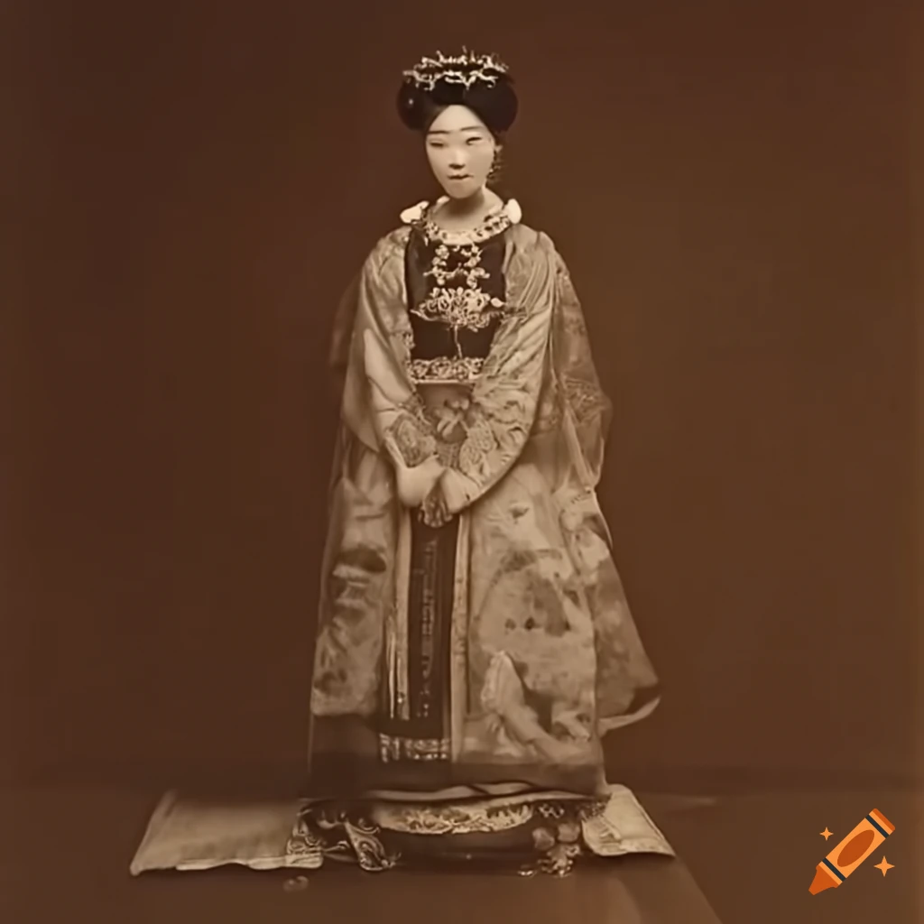 portrait of Empress Myeongseong in 1900