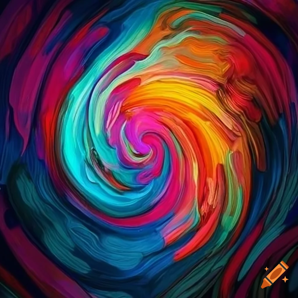 vibrant artwork conveying emotion and energy