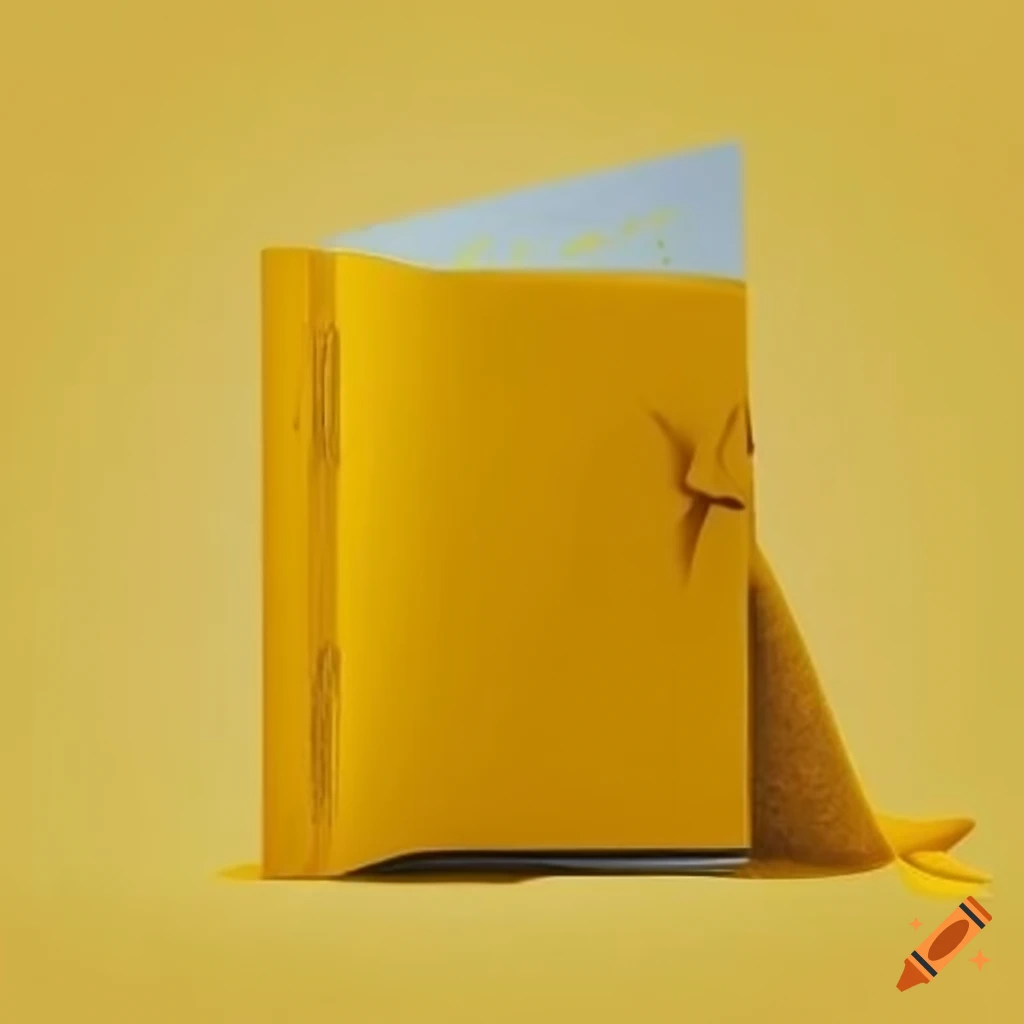 September yellow book cover on Craiyon