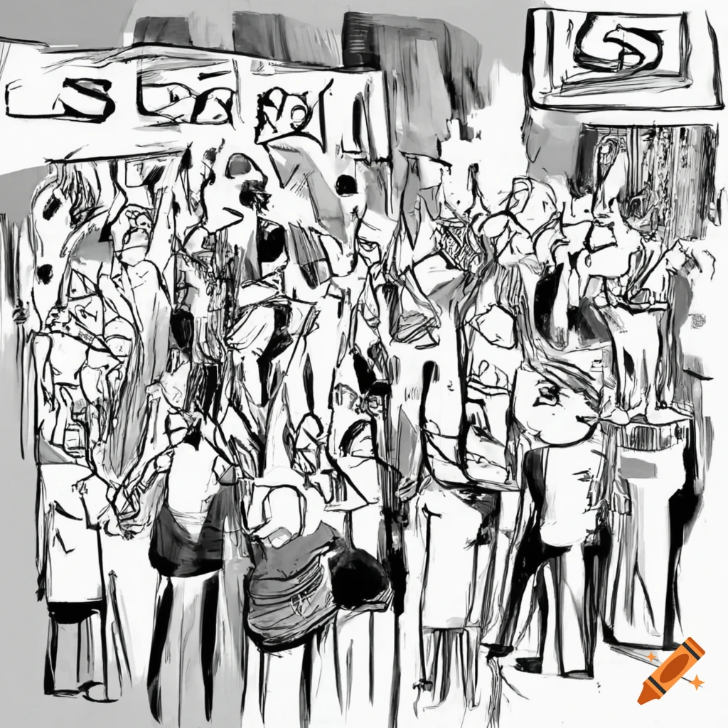 people waving money at an auction