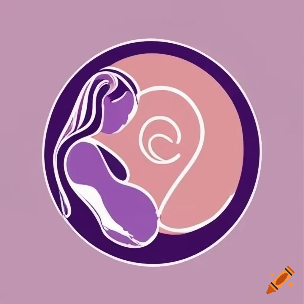 Pregnant Woman Logo. Pregnant Women Vector Icon Stock Vector - Illustration  of background, circle: 233559878