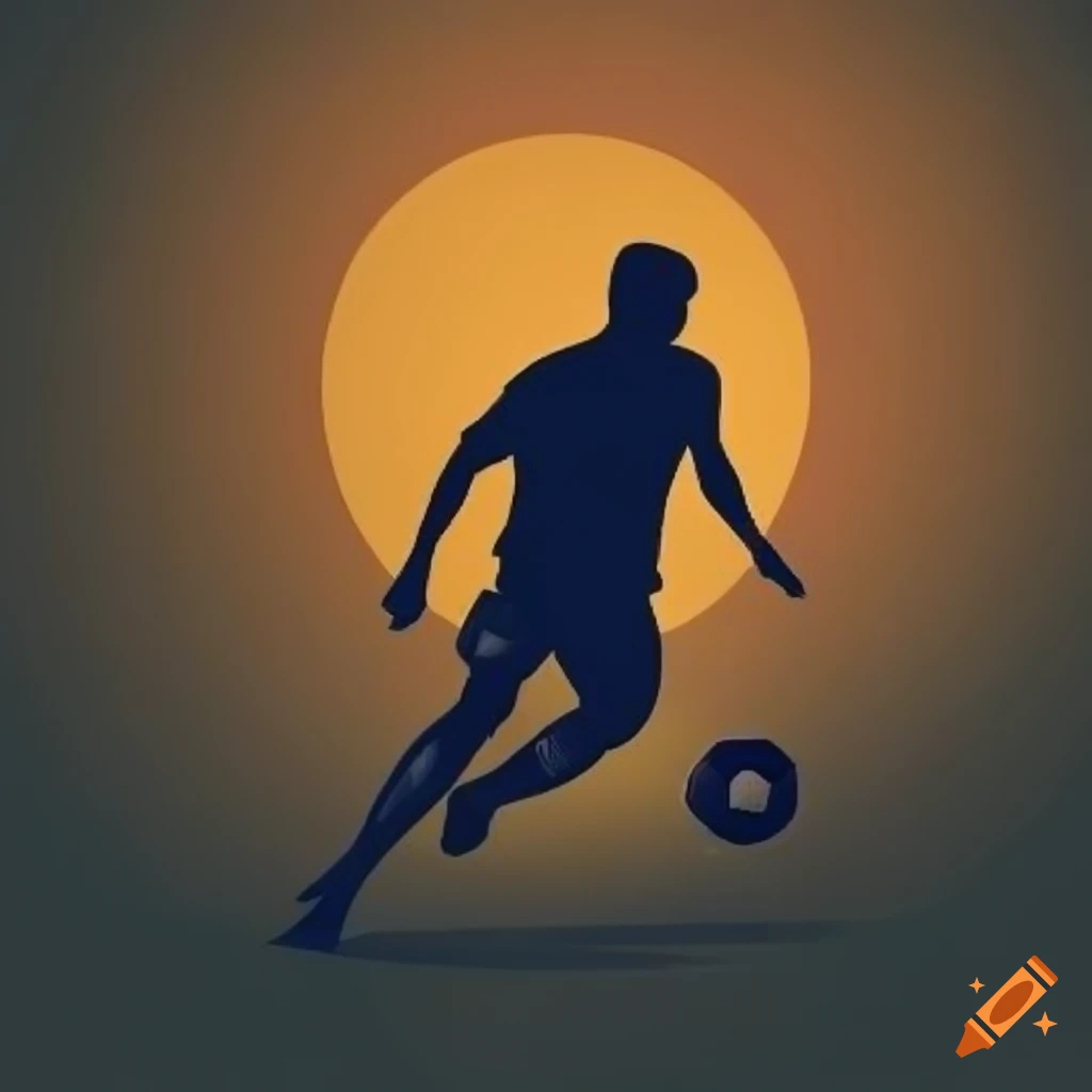 Soccer and Football Player Man LOGO VECTOR Stock Vector | Adobe Stock
