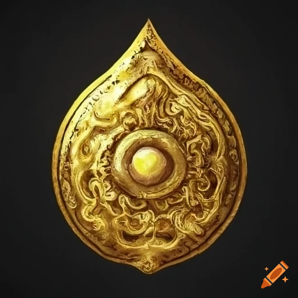 golden amulet from ancient times