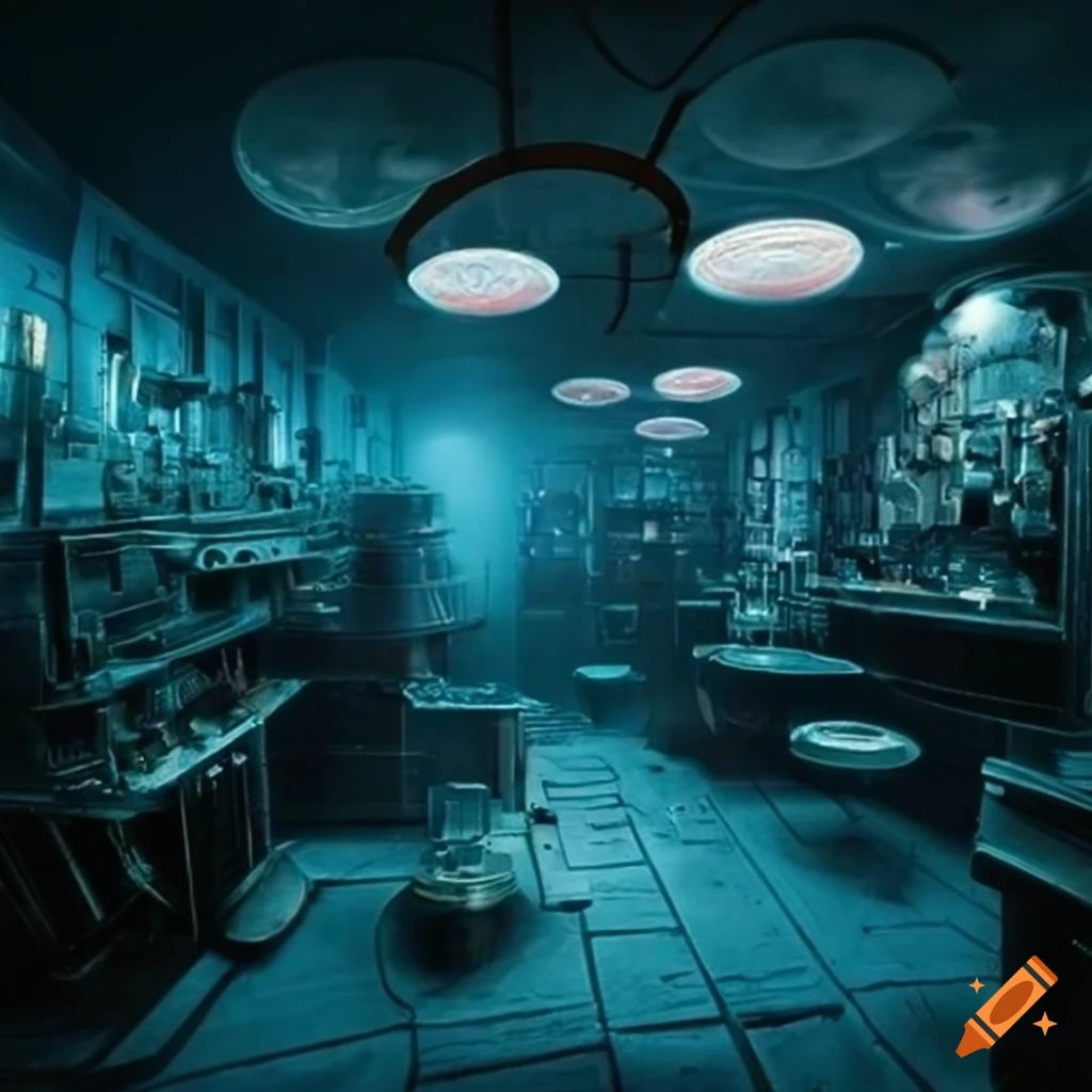 Photograph Of An Evil Scientist s Laboratory On Craiyon