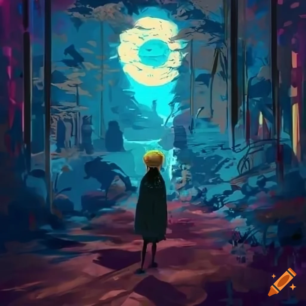 solarpunk artwork of Ithaqua