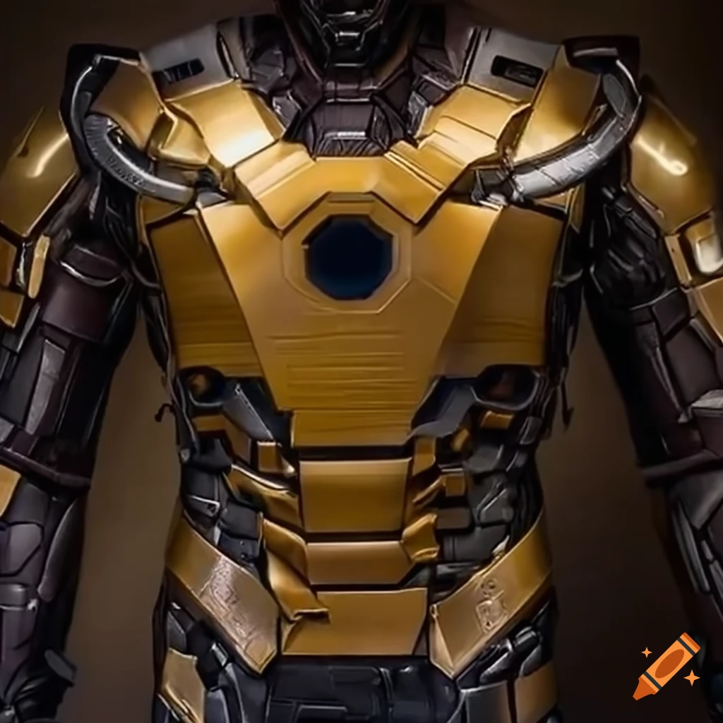 Iron Man MK XLV (Black and Gold ver.) (by me, Kamen Rider Avenger) : r/ ironman