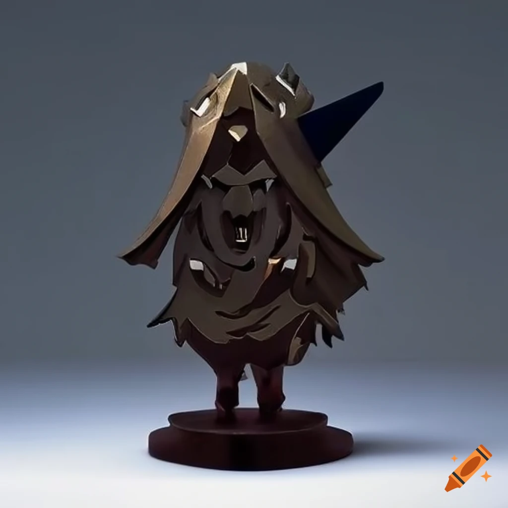 sculpture inspired by Zelda game