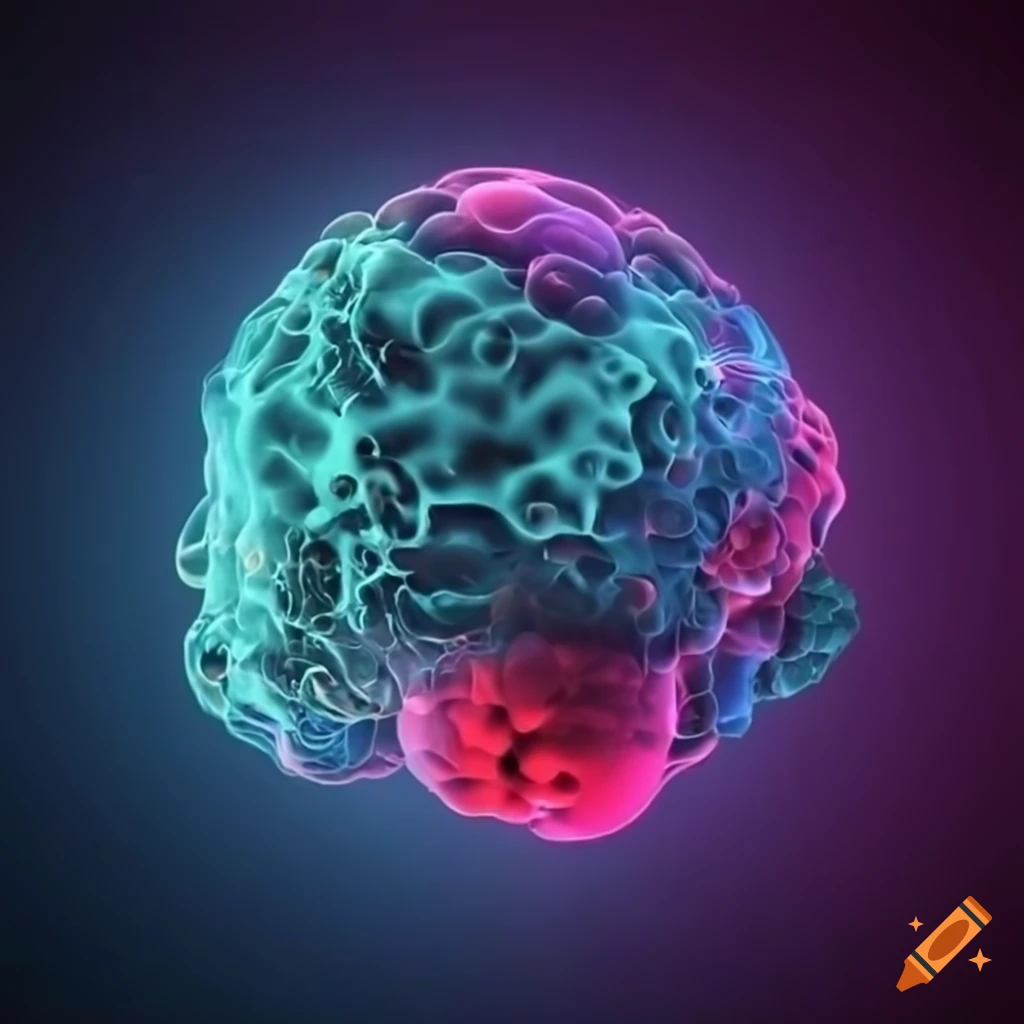 Artificial Intelligence generated Molecule Structure On Craiyon