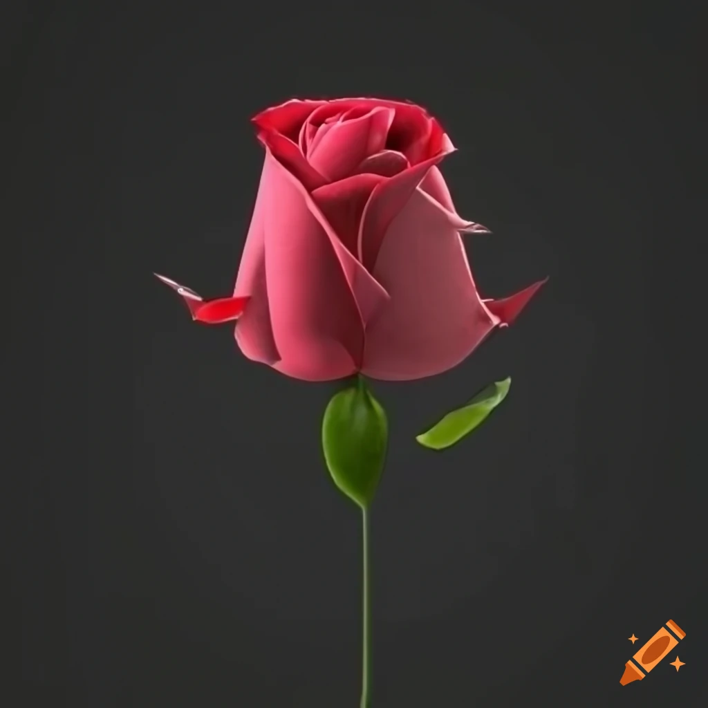 3d-rendering-of-a-velvet-rose-on-craiyon
