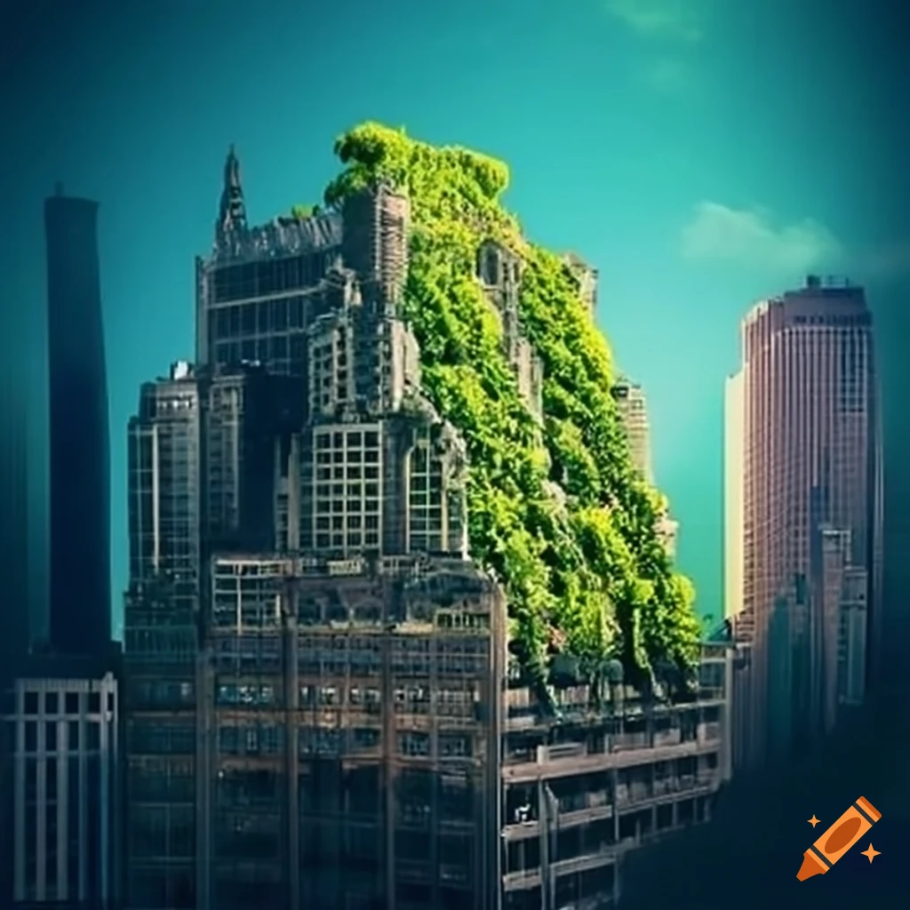 Crop cultivation on urban rooftops on Craiyon