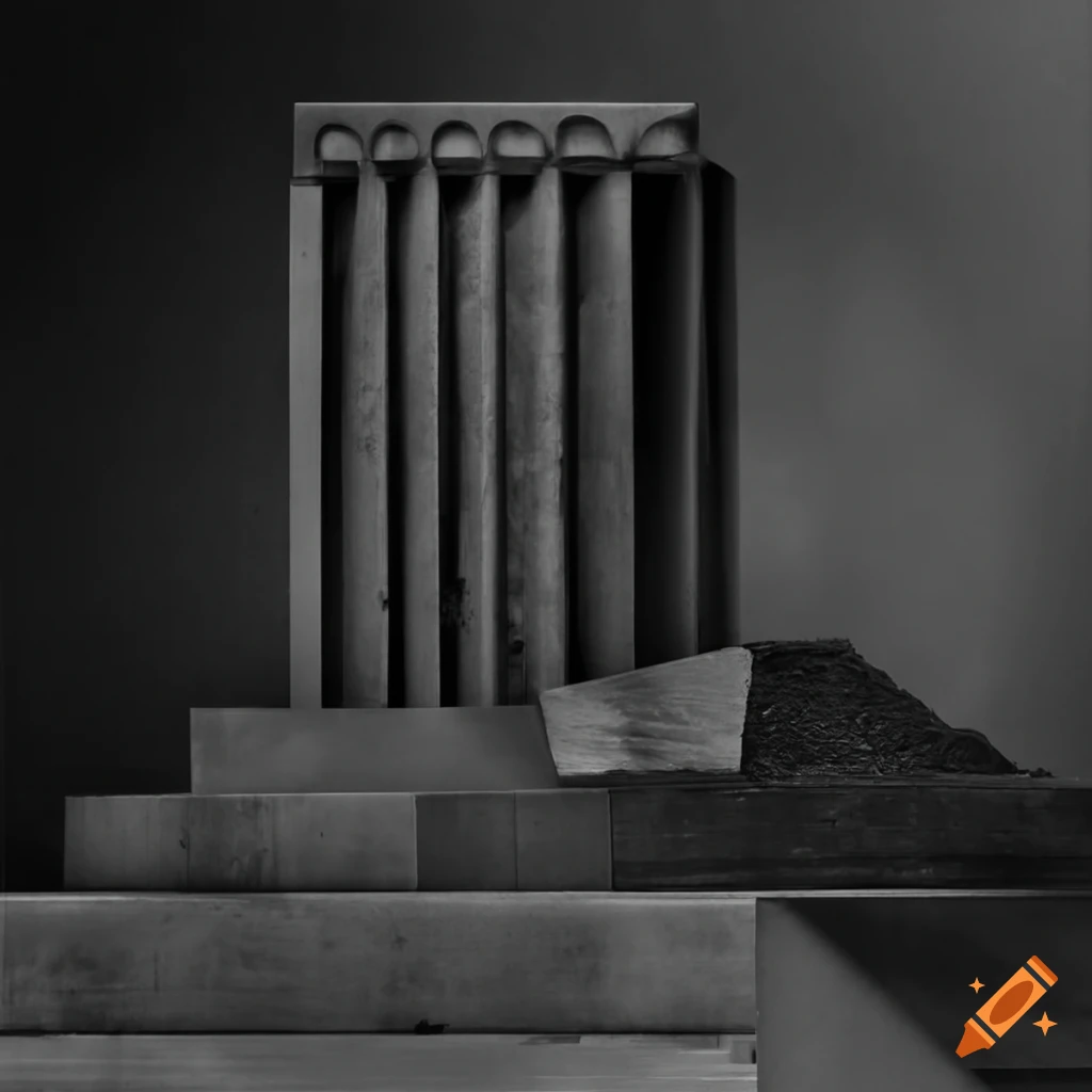 brutalism style album cover