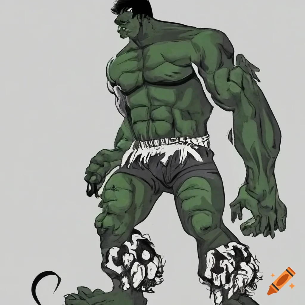 Continuing creating the avengers in MS paint, todays avenger being the Hulk,  sorry for the weird facial hair and chest hair, not really my strong suit :  r/marvelstudios