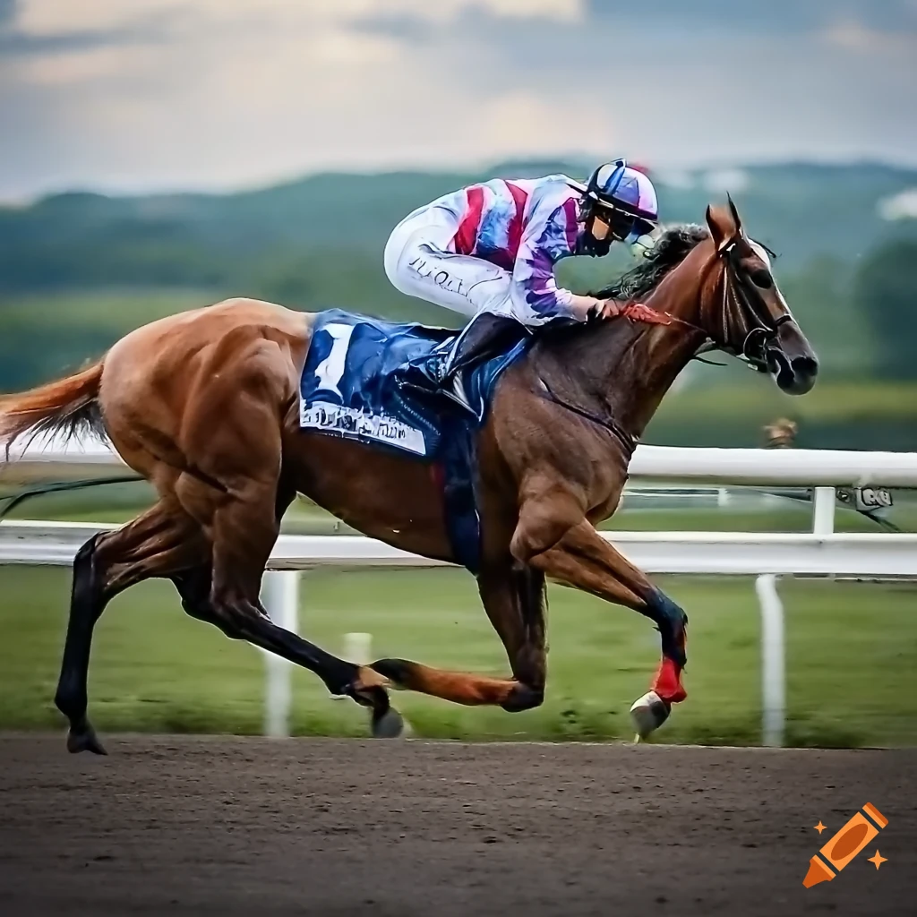 Highquality photograph of horse racing in paris longchamp