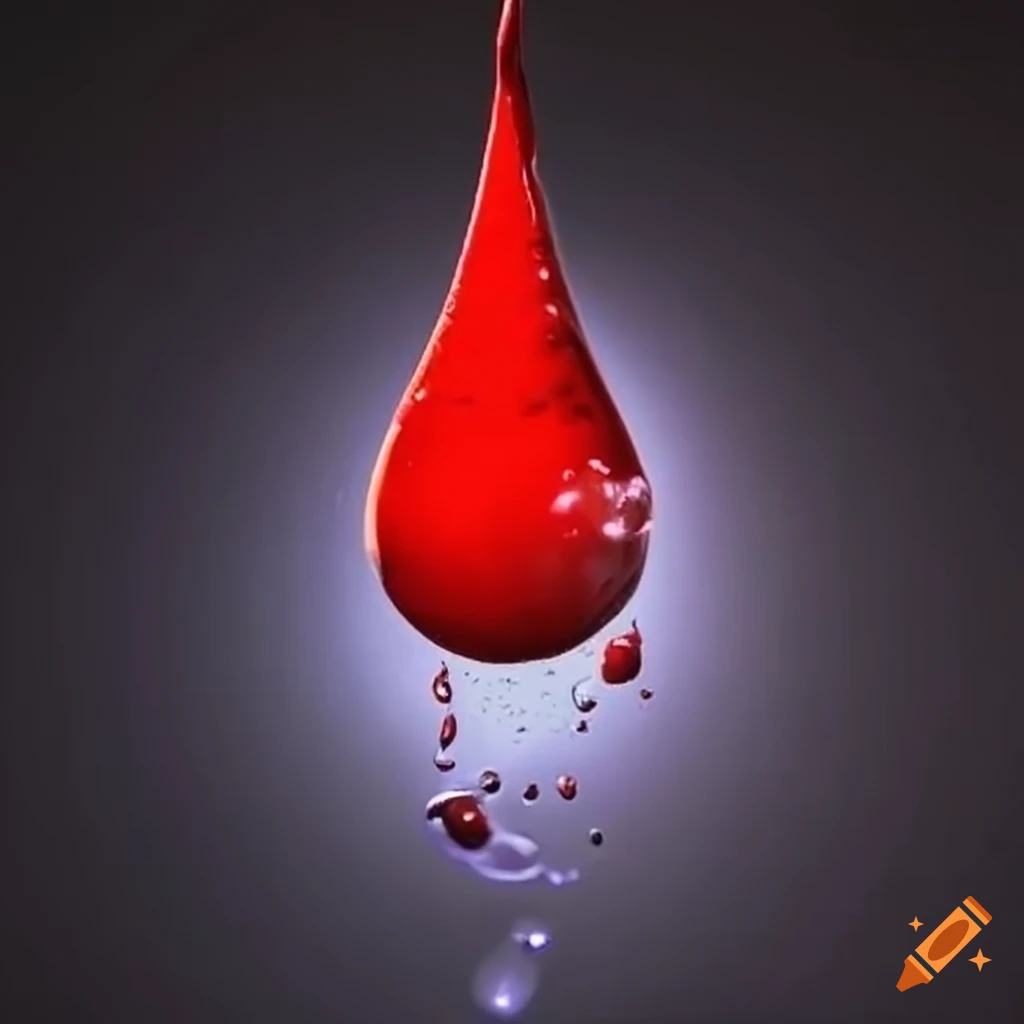 Symbol Of A Blood Drop With A Cross On Craiyon