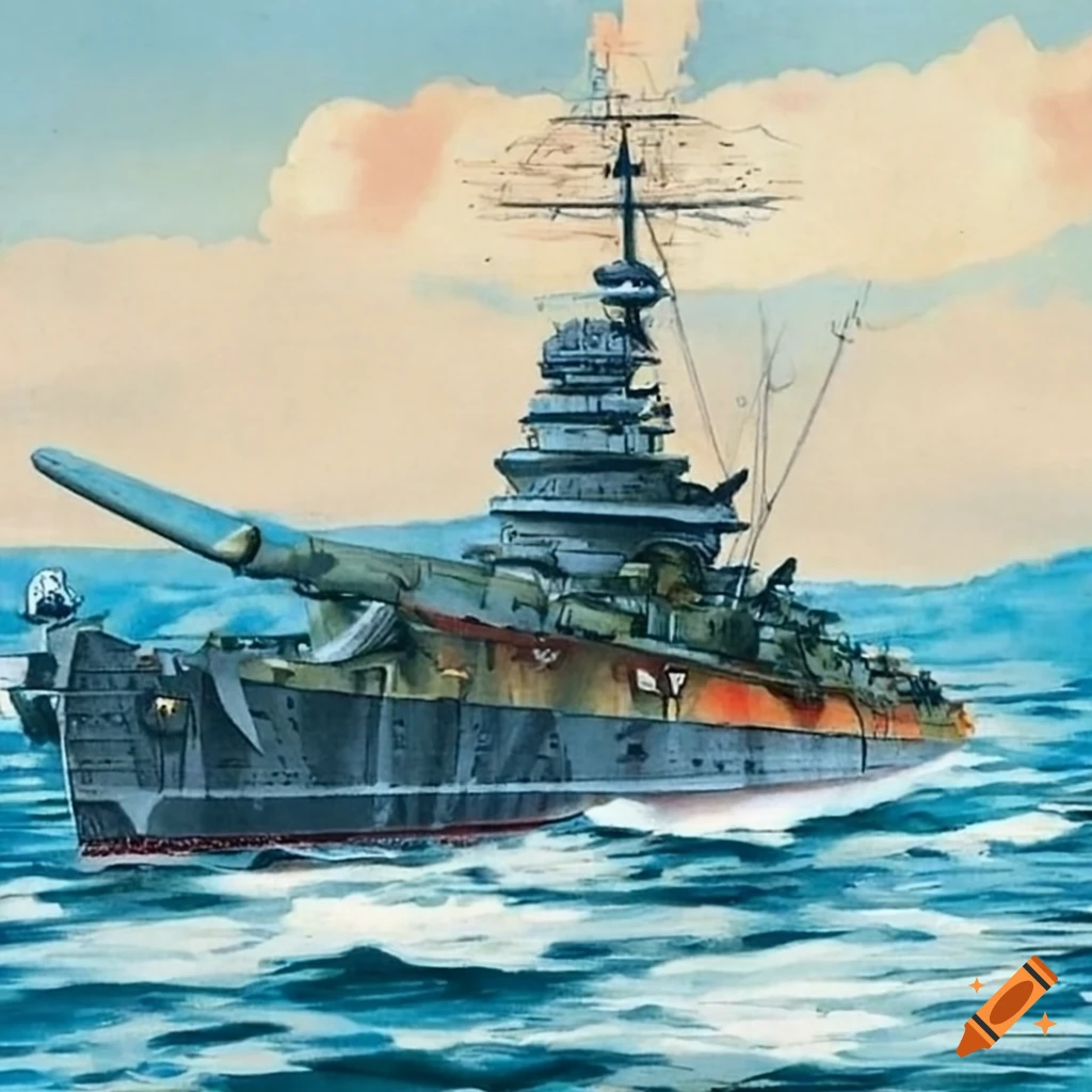 illustration of Japanese war machines during World War II