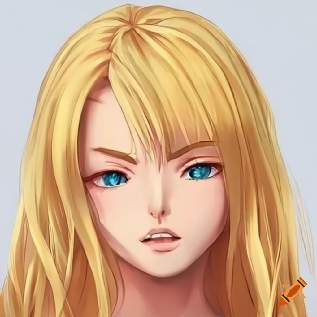 Blonde Anime Character Illustration On Craiyon 