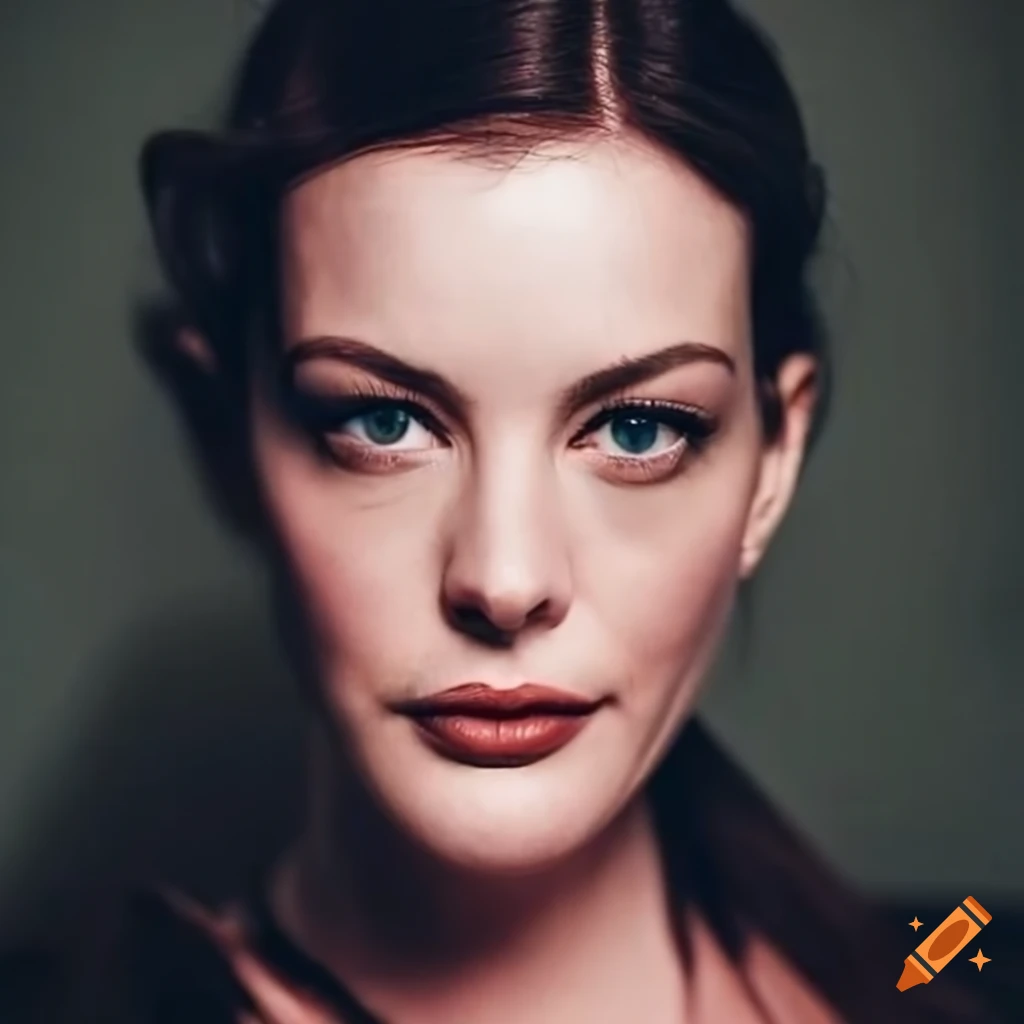Updo hairstyle of liv tyler