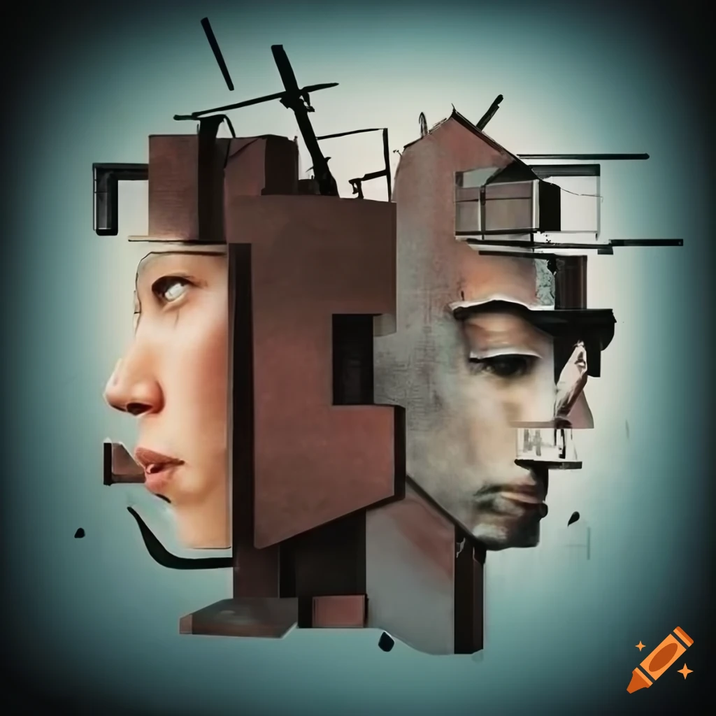 brutalism style album cover
