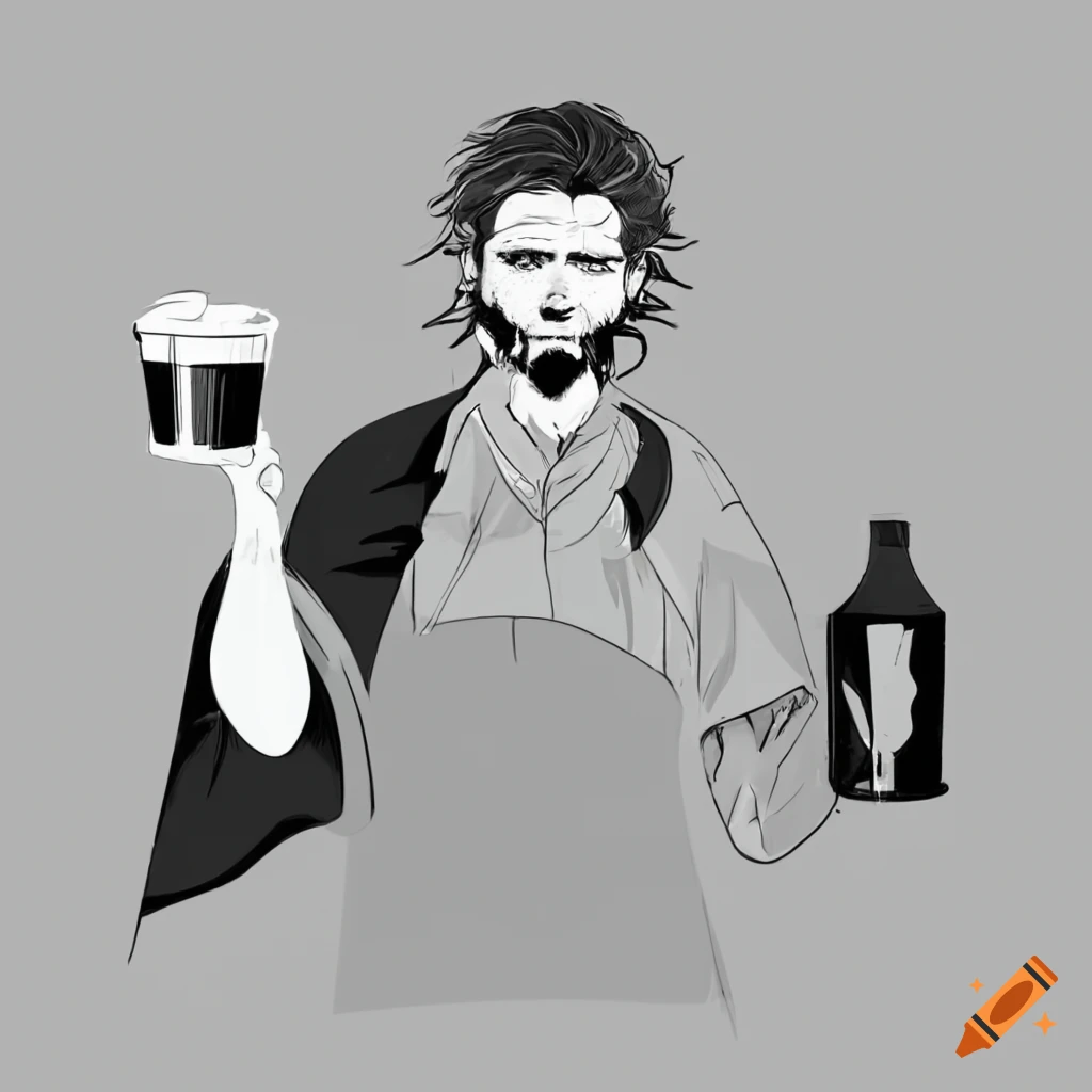 image of a bartender serving root beer