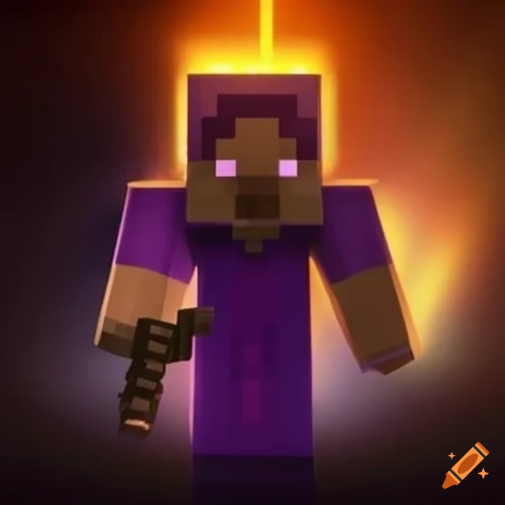 Minecraft pvp experience on Craiyon