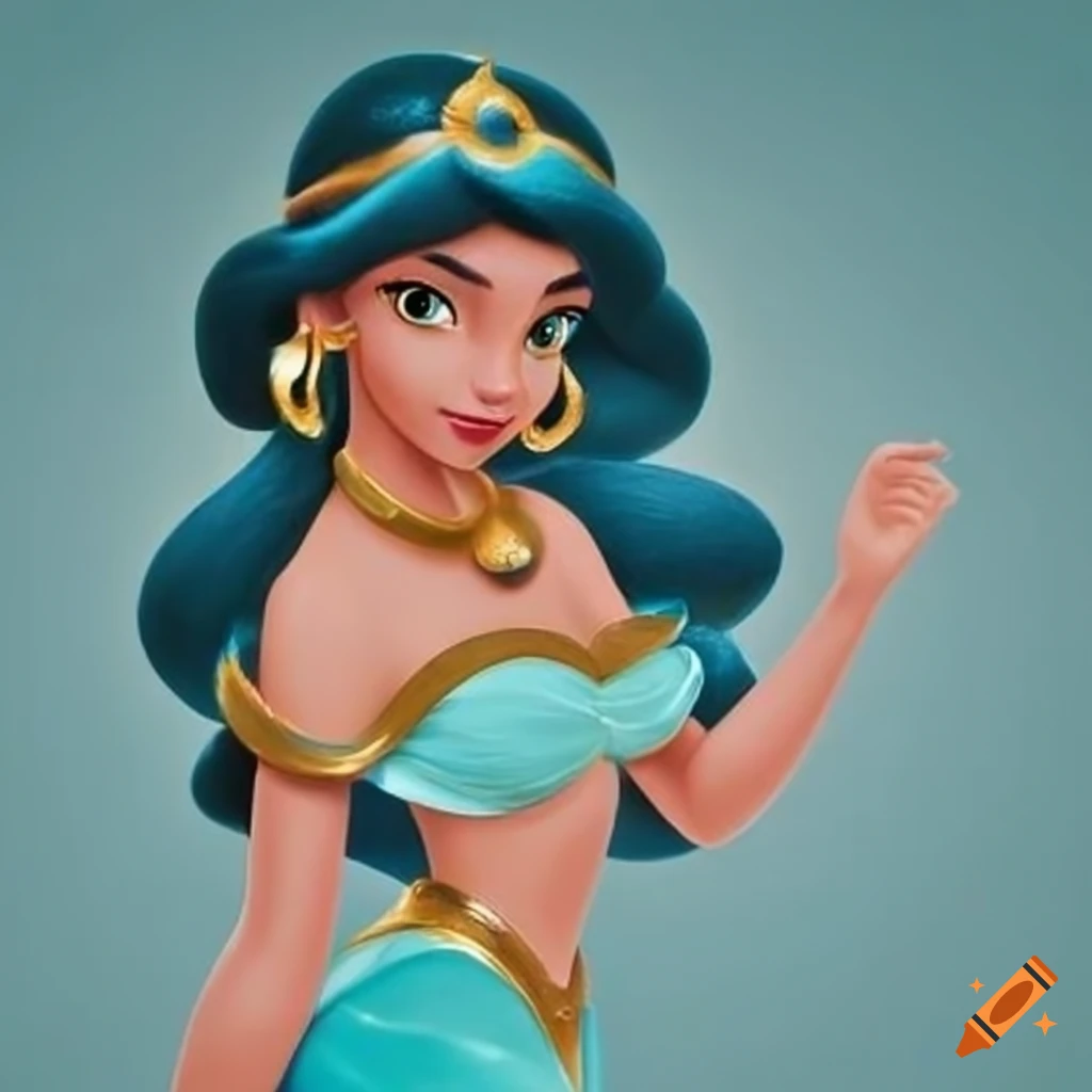 Disney princess jasmine on Craiyon