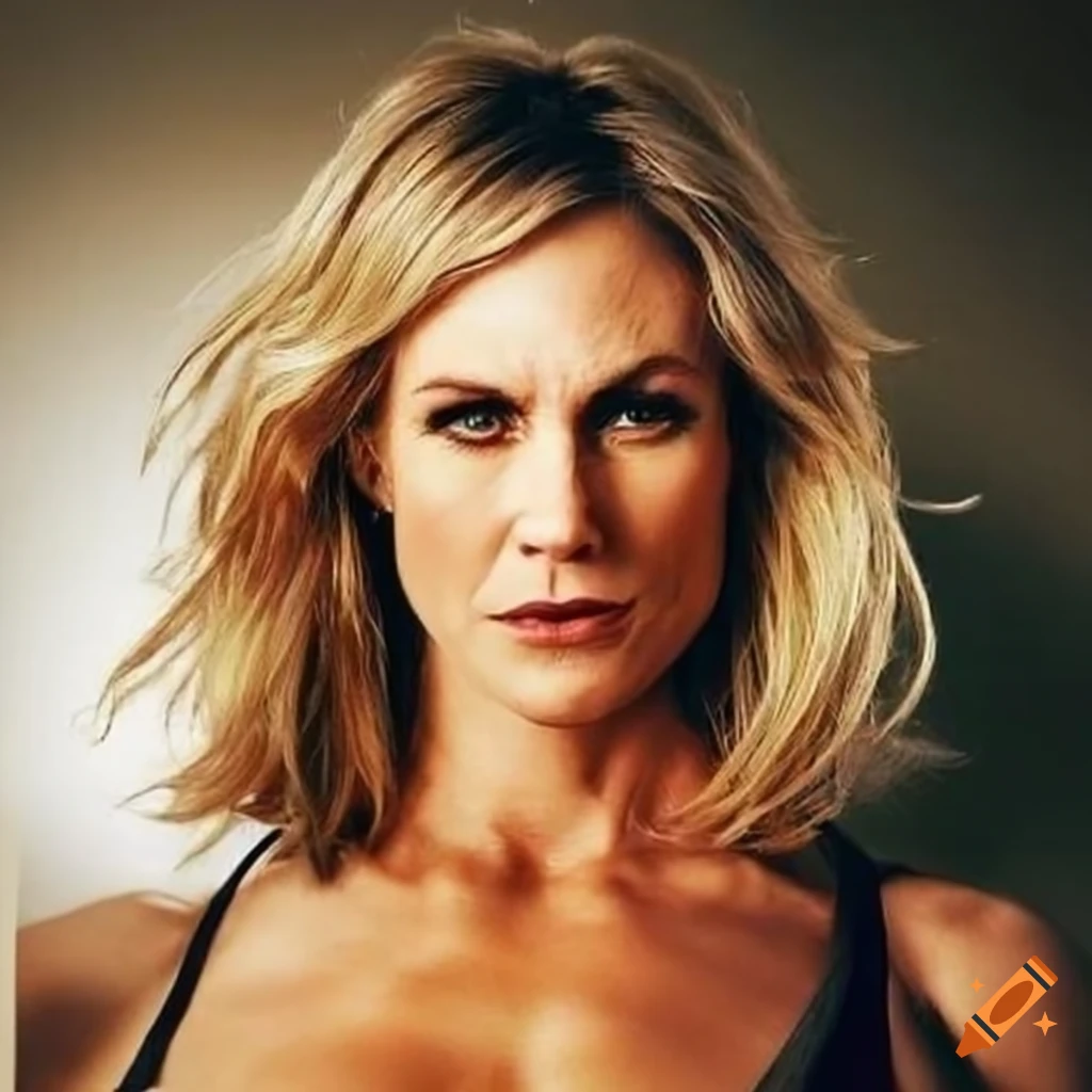 Image of stacy haiduk, a strong and sultry actress on Craiyon