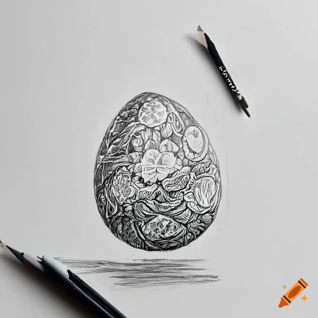 Easter bunny scientific nature black ink pen drawing illustration - Easter  Bunny - Sticker | TeePublic