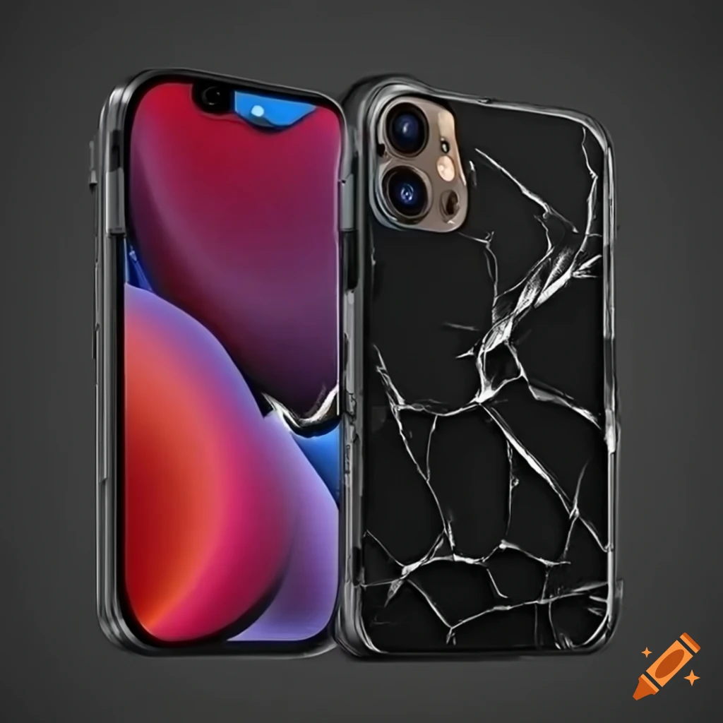 cracked iPhone 14
