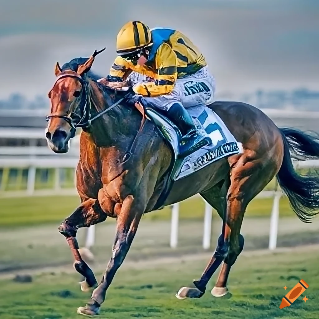 Highquality photograph of horse racing in paris longchamp