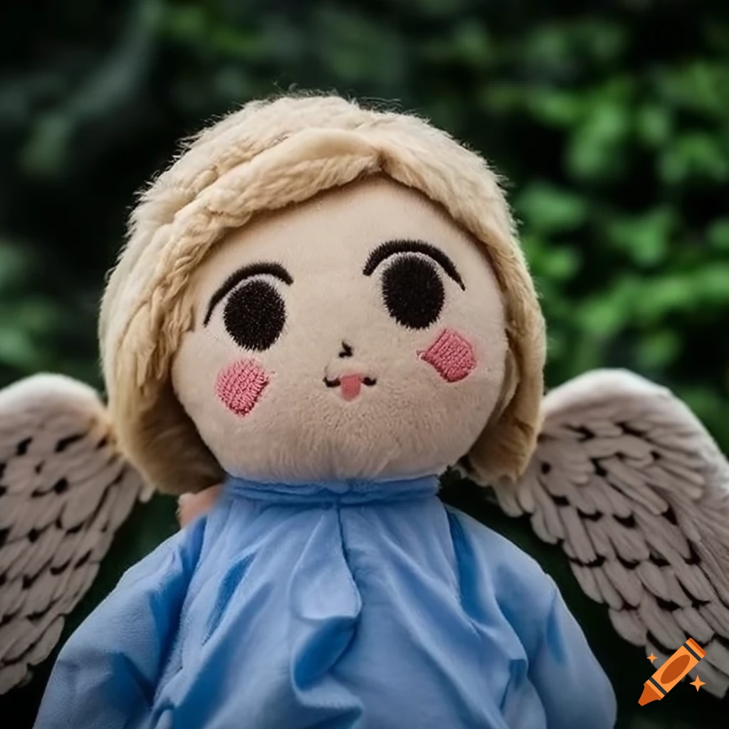 Orthodox Byzantine style angel plushie