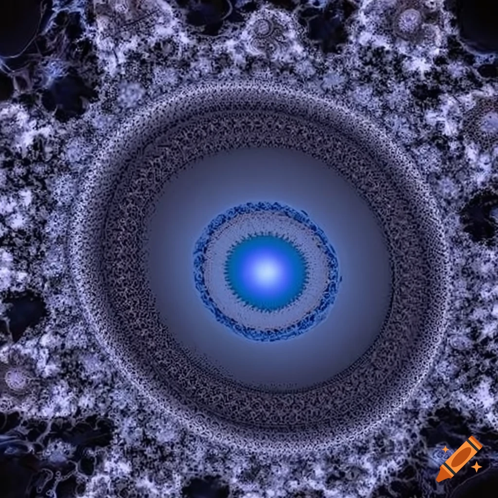 clear fractal patterns in outer space