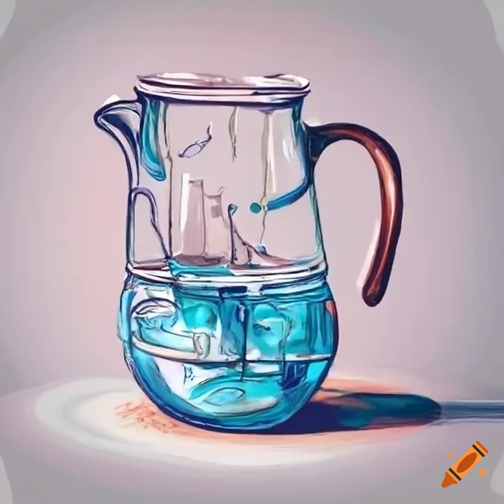 Hand drawn milk jug and glass of with daisy Vector Image