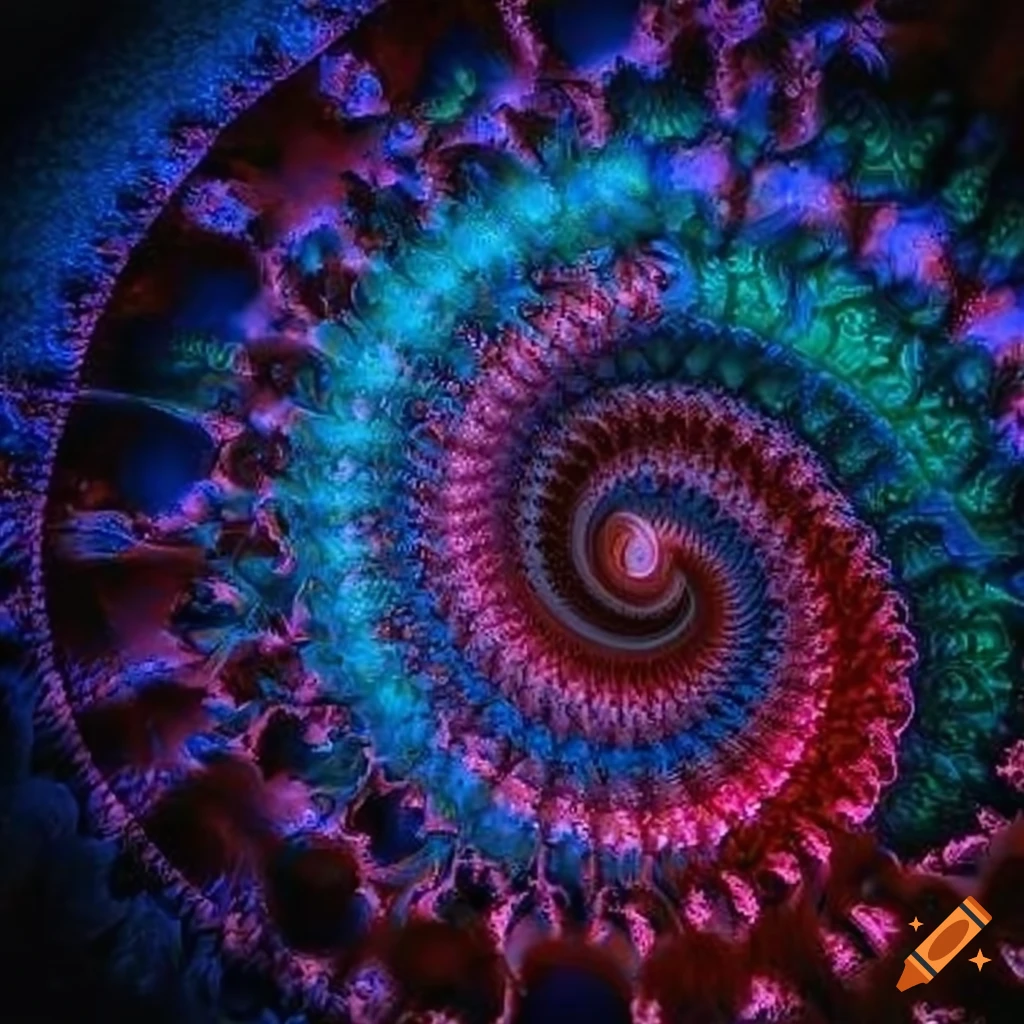 fractal patterns resembling a sea shell