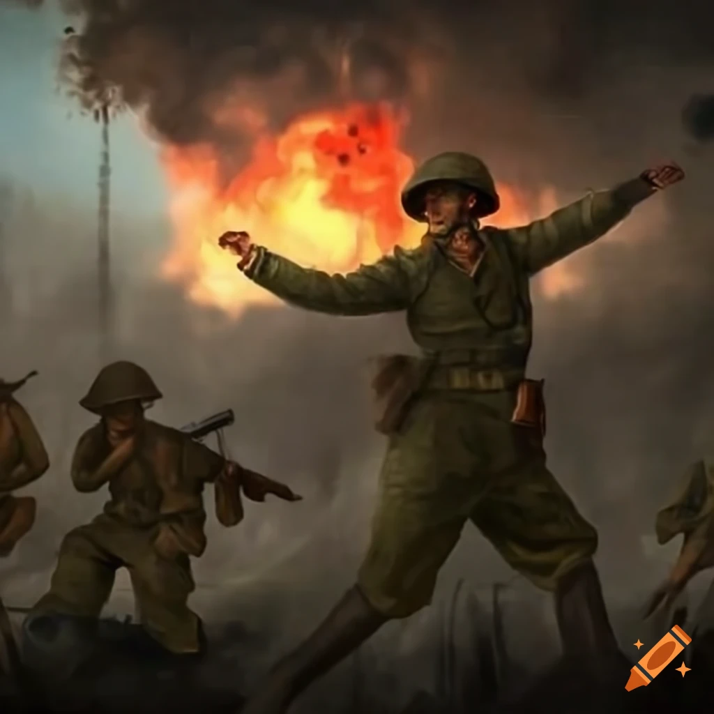 Hyperealistic Artwork Of World War I Hand To Hand Combat On Craiyon