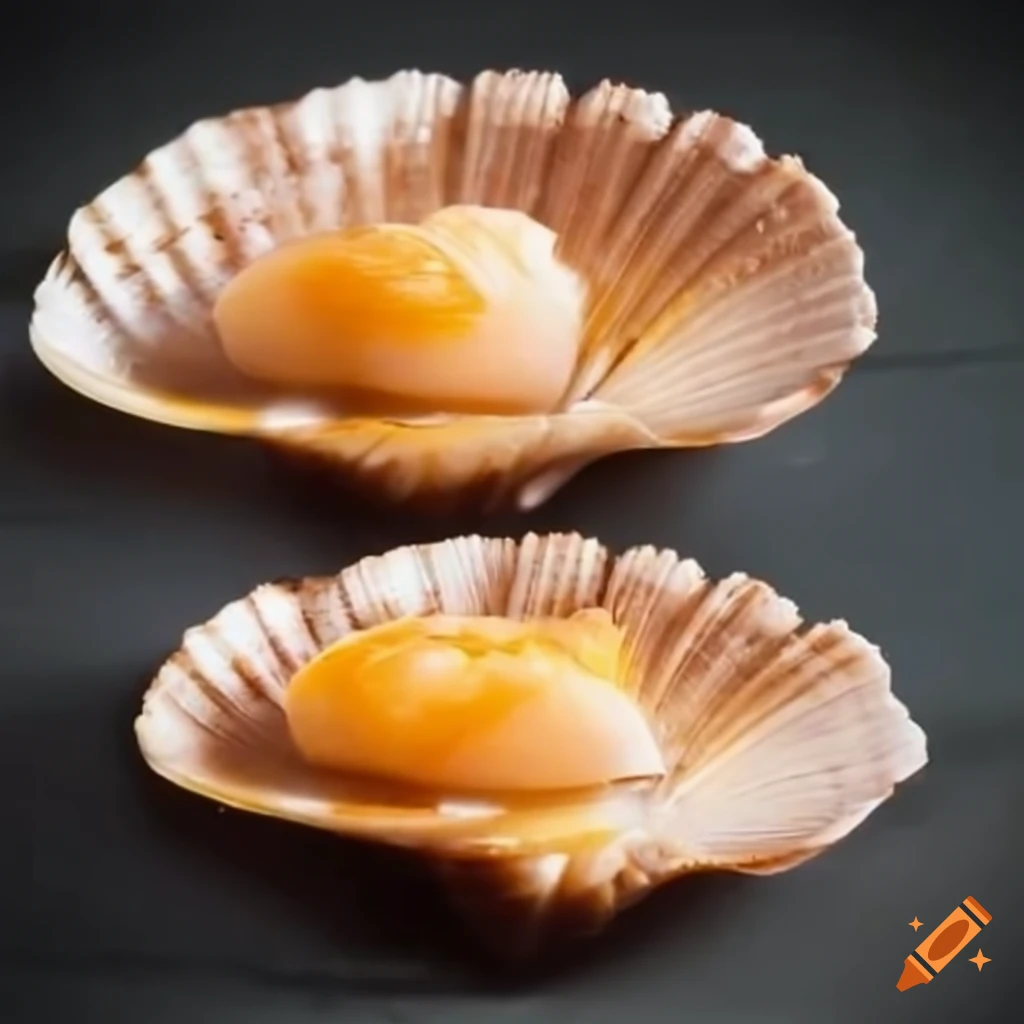 image d'une coquille Saint-Jacques avec un savon solide à l'intérieur
