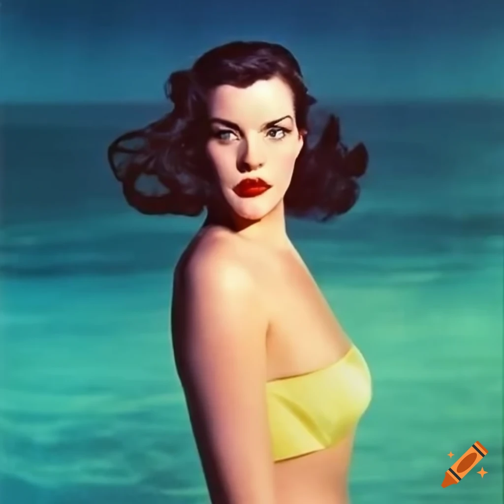 glamorous image of Liv Tyler by the sea